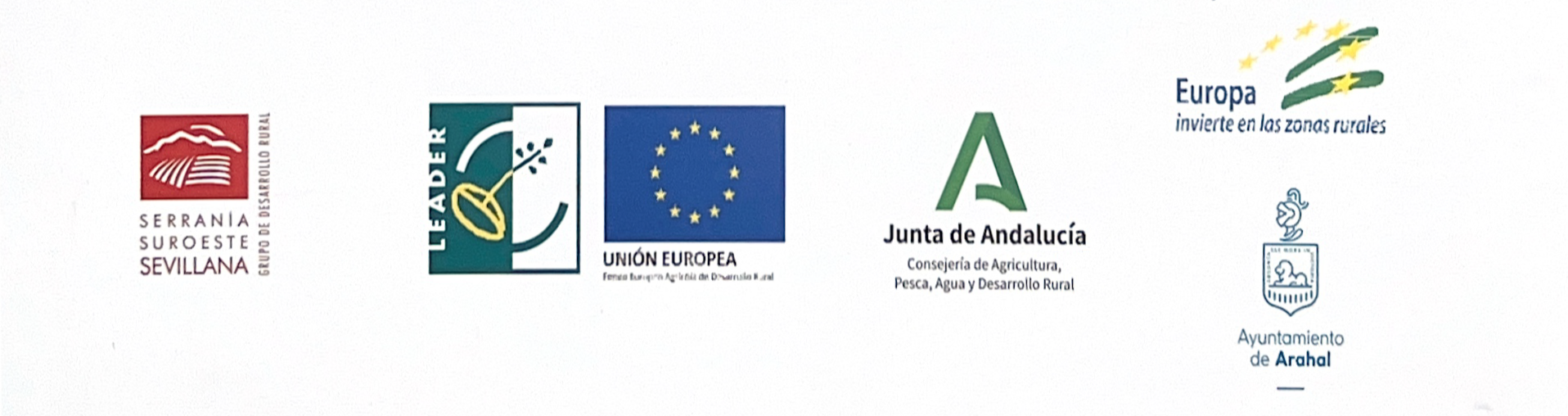 Banner con todos logos justificaciones europeas Serranía Suroeste