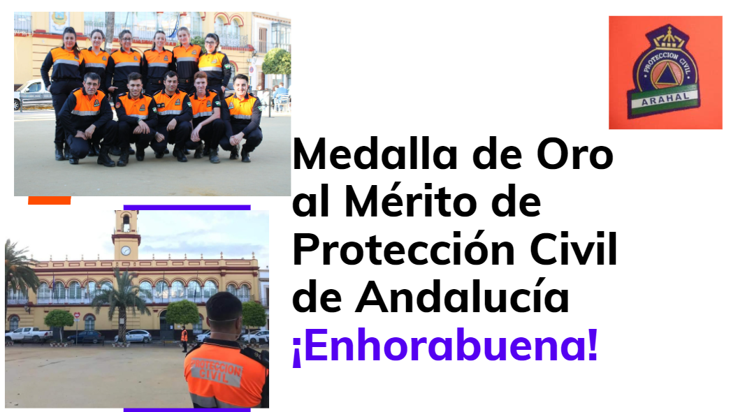 Protección Civil Arahal - Medallo Oro al Mérito 032022